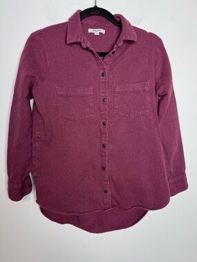 Madewell cotton flannel Shacket